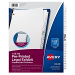 Avery Premium Collated Legal Dividers Avery Style, Side-Tab, 1-25 & Table Of Contents, 8-1/2" x 11"