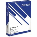 Universal Deluxe Multipurpose Paper, 98 Bright, 20 lb Bond Weight, 8.5 x 11, Bright White, 500 Sheets/Ream, 10 Reams/Carton - Image 2